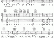 那年的情书吉他谱,原版歌曲,简单B调弹唱教学,六线谱指弹简谱3张图