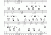 遇见吉他谱,原版歌曲,简单钢琴改弹唱教学,六线谱指弹简谱2张图