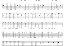 分手吧吉他谱,简单C调震岳高清流行弹唱六线乐谱