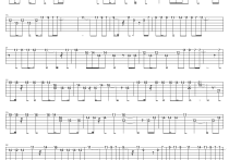 如果没有你吉他谱,简单C调原版指弹曲谱,莫文蔚高清流行弹唱六线乐谱