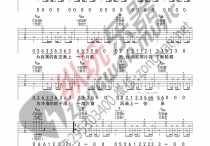 画吉他谱,原版歌曲,简单E调弹唱教学,六线谱指弹简谱3张图