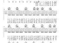 迷途的羔羊吉他谱,原版歌曲,简单G调弹唱教学,六线谱指弹简谱3张图
