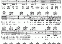 香水百合吉他谱,简单C调韶涵高清流行弹唱六线乐谱