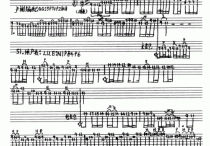 灰色轨迹吉他谱,C调间奏+尾奏高清简单谱教学简谱,Beyond六线谱原六线谱图片