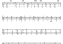 在凌晨吉他谱,C调高清简单谱教学简谱,张震岳六线谱原版六线谱图片