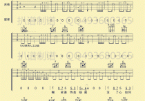 牵丝戏吉他谱,原版歌曲,简单C调六弹唱教学,六线谱指弹简谱标准版_C调_吉他图片谱4张图