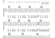 龙卷风吉他谱,原版歌曲,简单G调弹唱教学,六线谱指弹简谱2张图