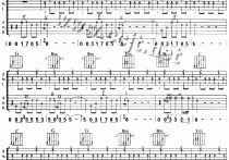 爱就爱了吉他谱,原版歌曲,简单双吉他弹唱教学,六线谱指弹简谱4张图