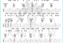 命硬吉他谱,原版歌曲,简单E调弹唱教学,六线谱指弹简谱2张图