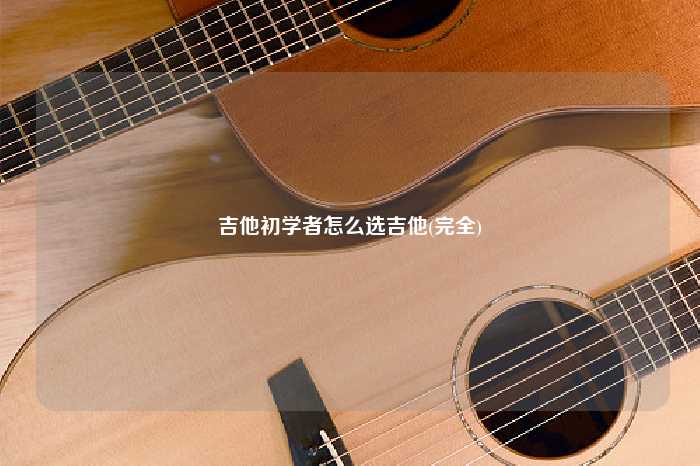 吉他初学者怎么选吉他(完全) - 极网吉它谱大全